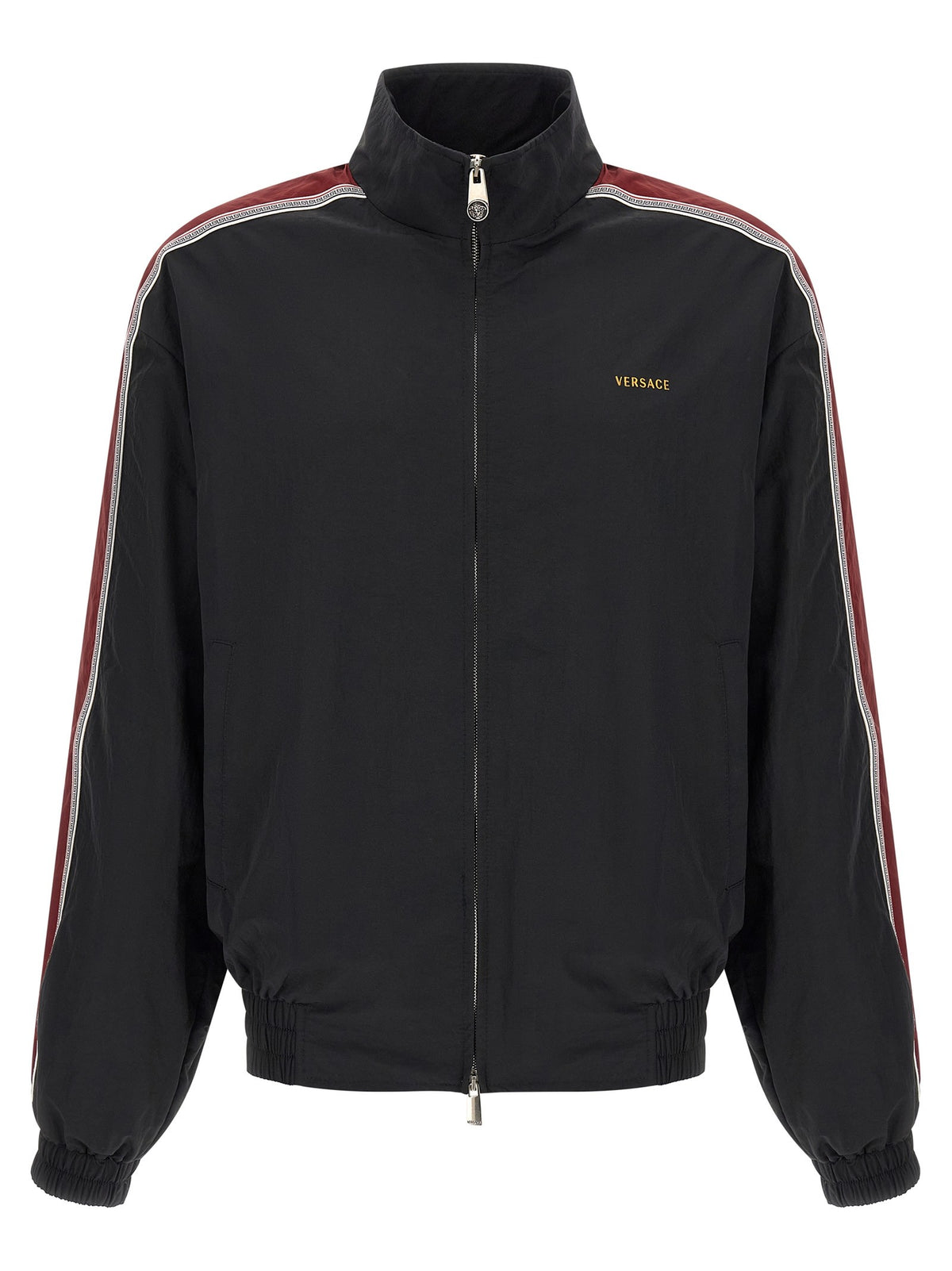Craquelé-effect blouson