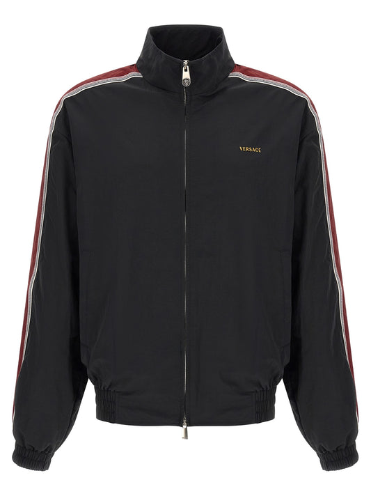 Craquelé-effect blouson