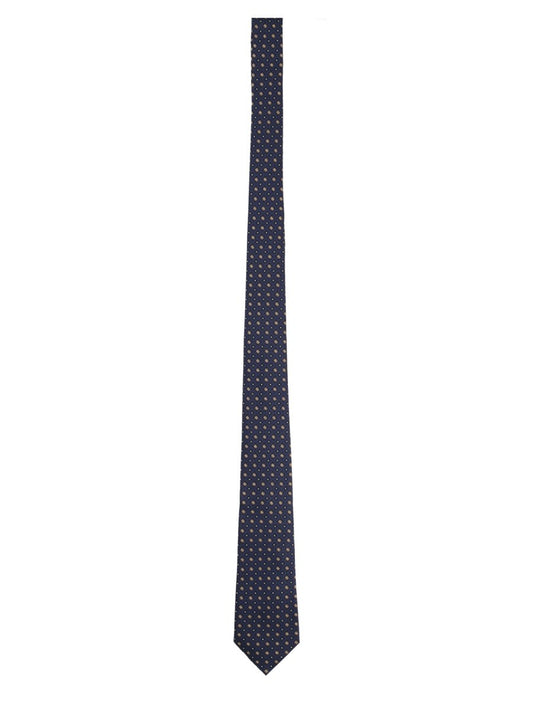 Cravatta In Jacquard Di Seta