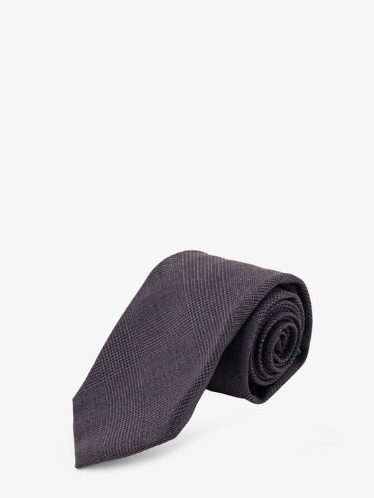 Wool tie with Prince of Wales pattern