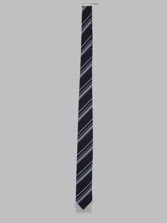 Cravatta Jacquard a Righe Diagonali