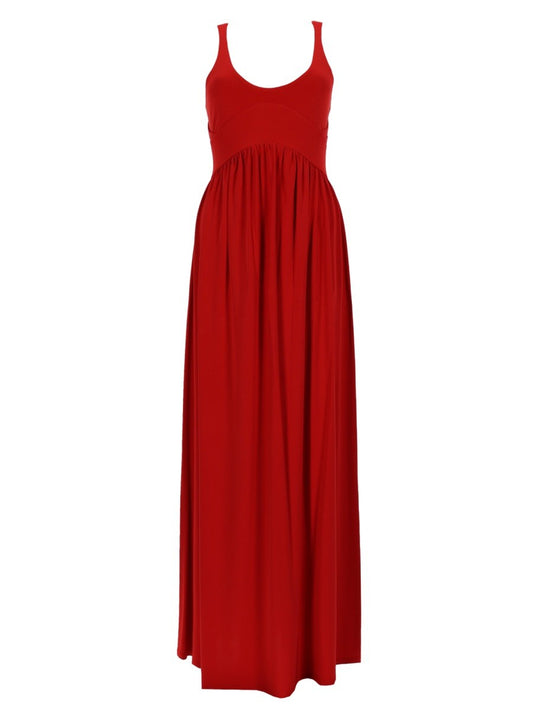 CREPE JERSEY LONG DRESS