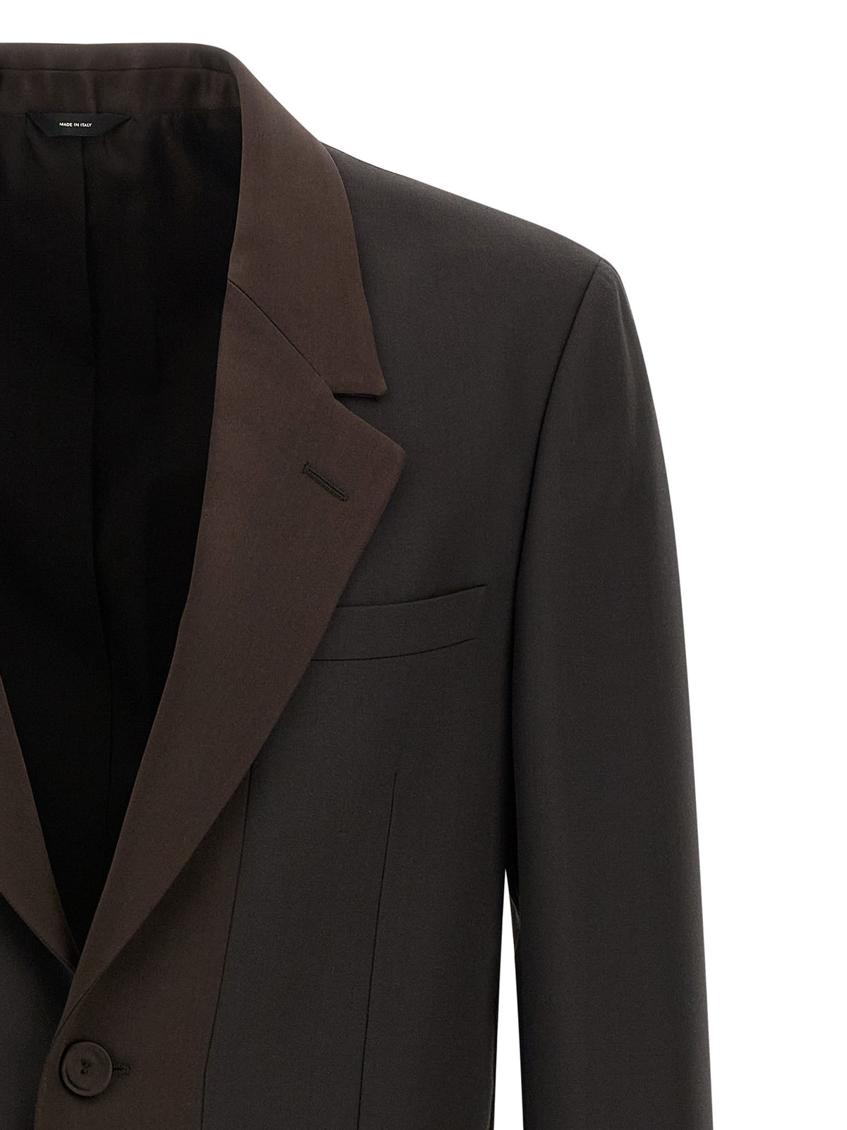 Crepe wool blazer