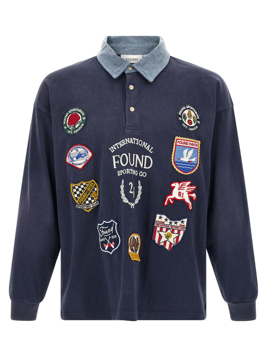 'Crestfield' polo shirt with patch