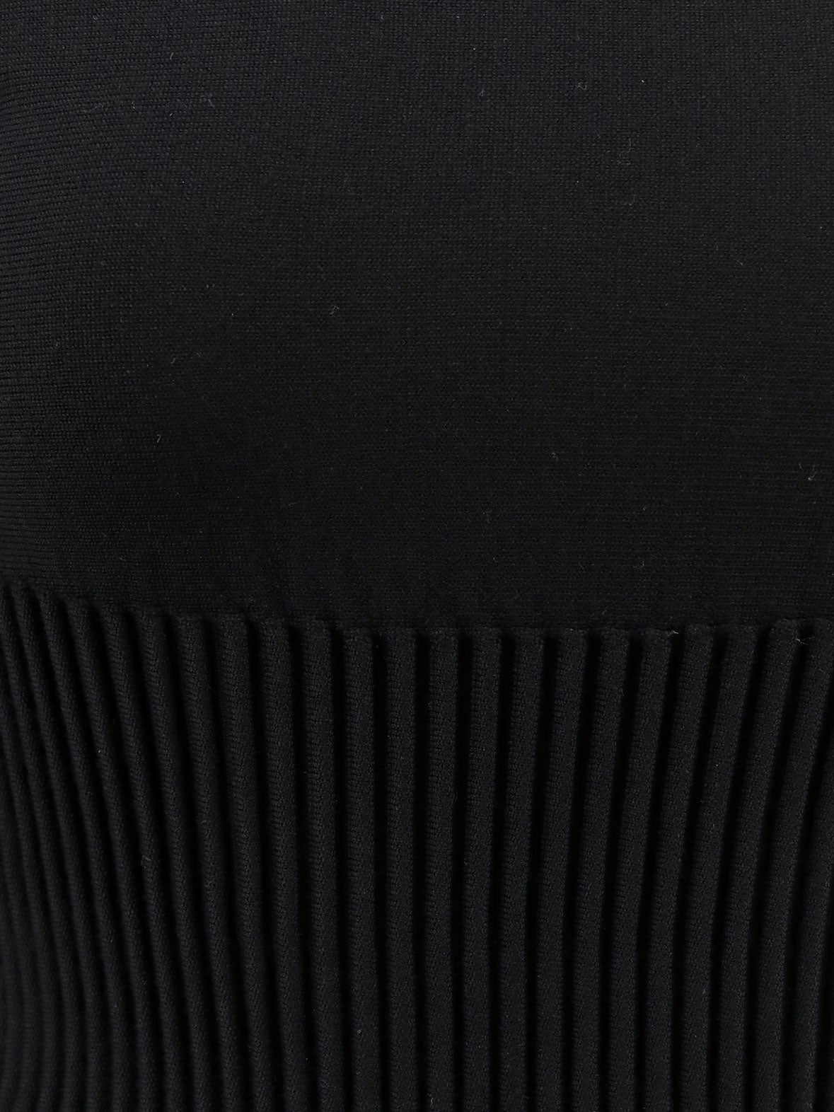 Crinoline wool blend short dress
