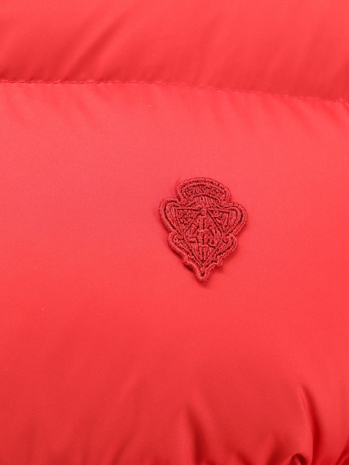 Crop Fit down jacket with iconic crest