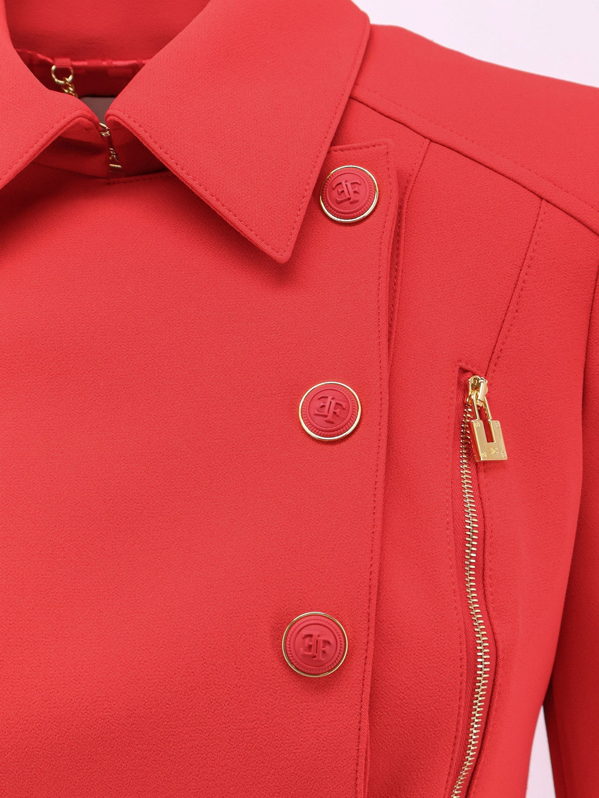 Cropped Blazer with buttons