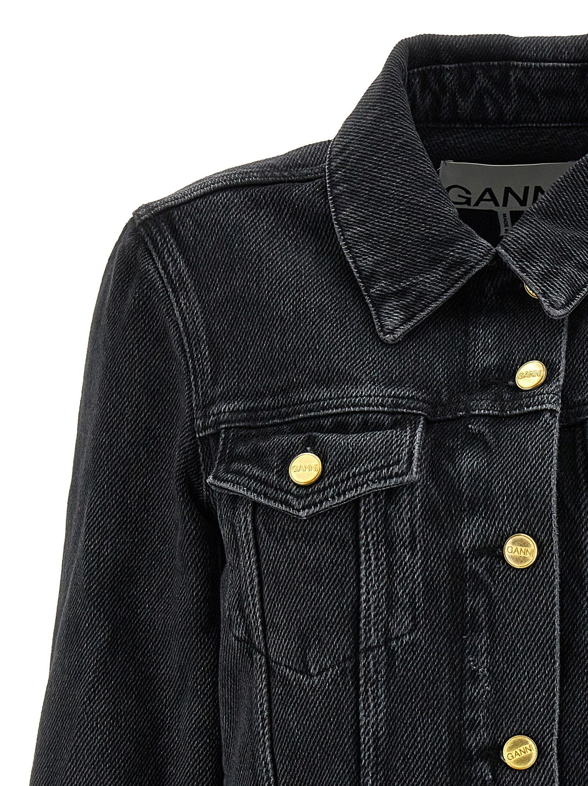 Cropped denim jacket