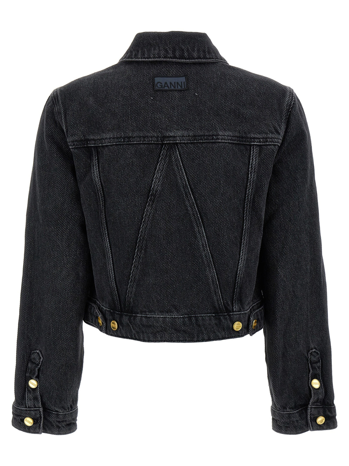 Cropped denim jacket