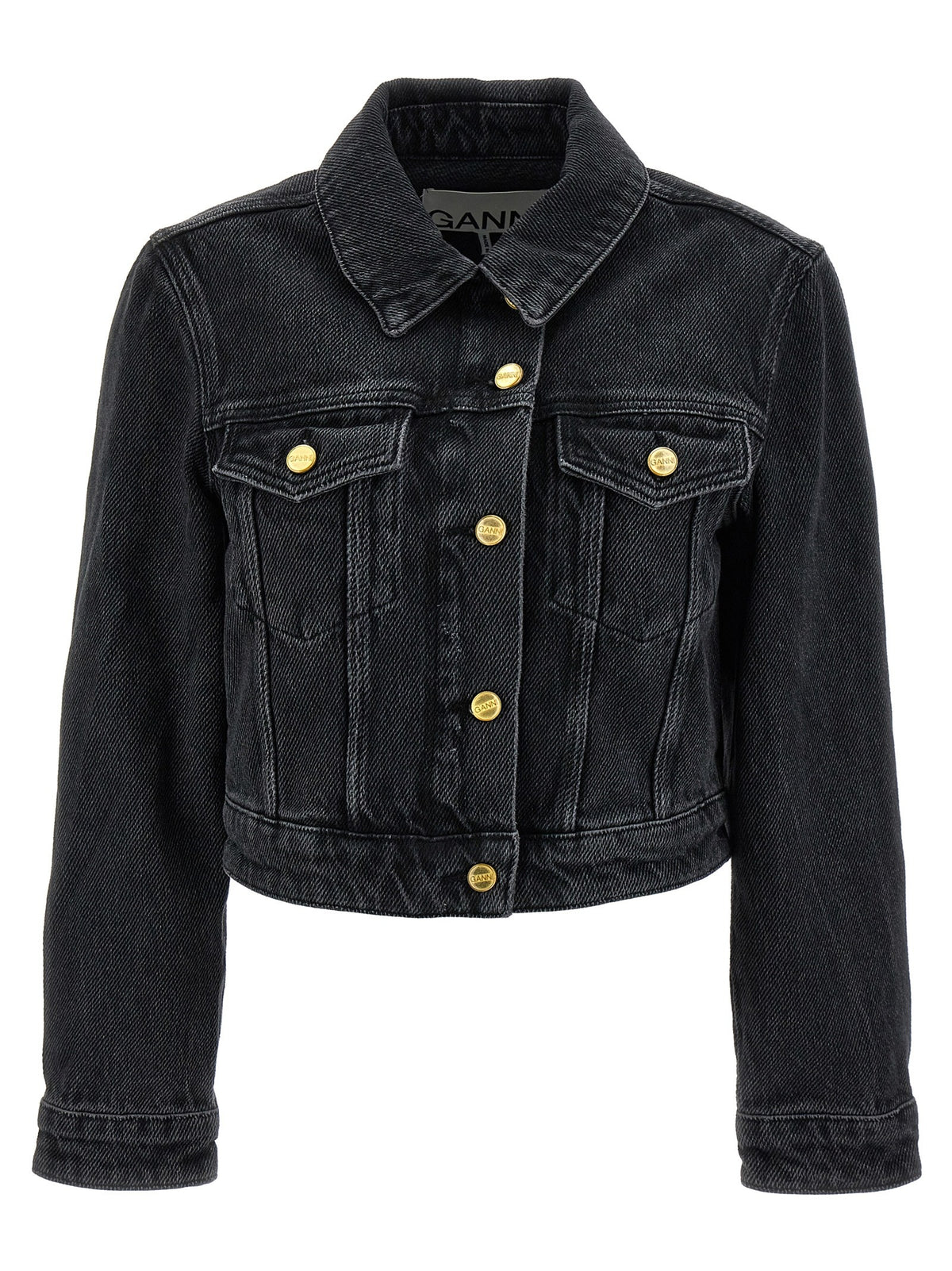 Cropped denim jacket