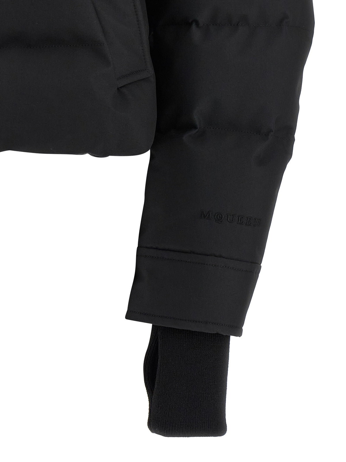 Cropped down jacket