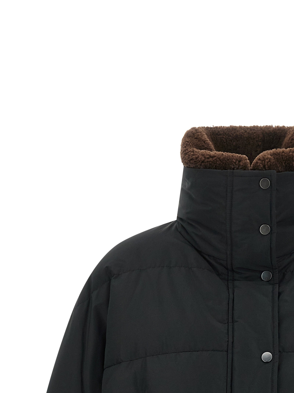 Down Jacket with Shearling collar