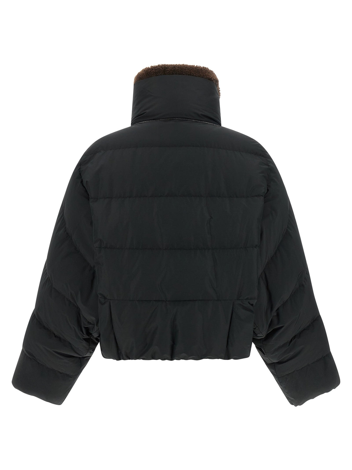 Down Jacket with Shearling collar