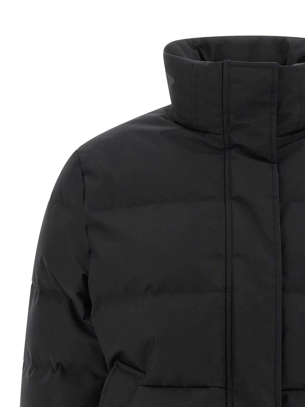 Cropped down jacket