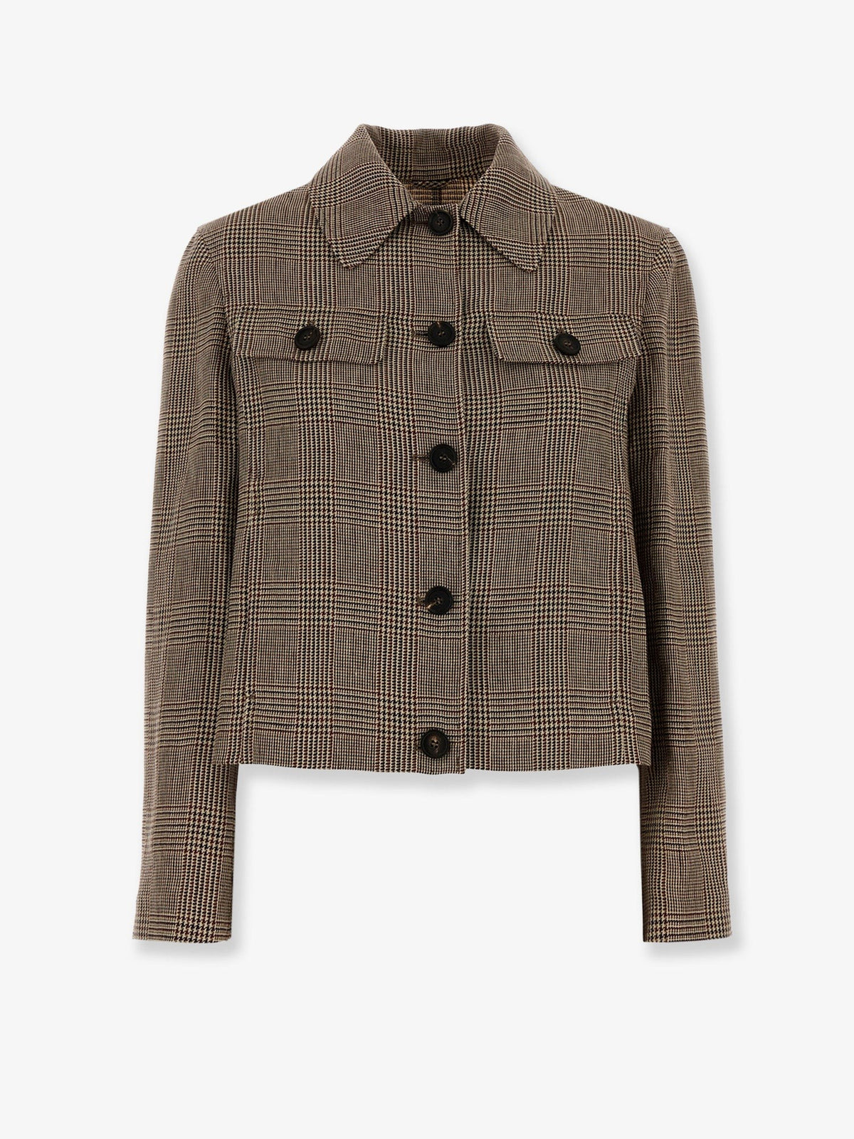 Cropped linen jacket