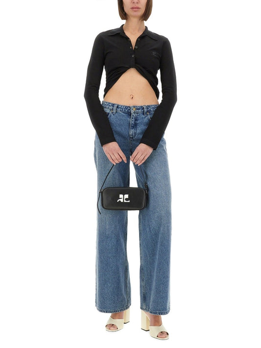 CROPPED POLO SHIRT "TWIST"