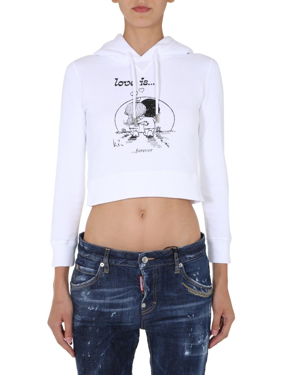 CROPPED SWEATSHIRT
