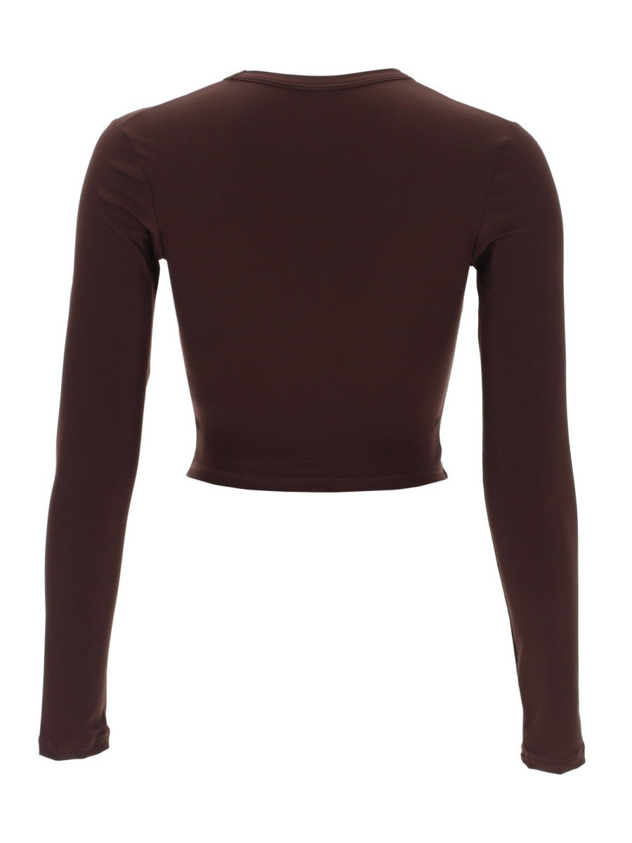 CROPPED TOP WITH LOGO