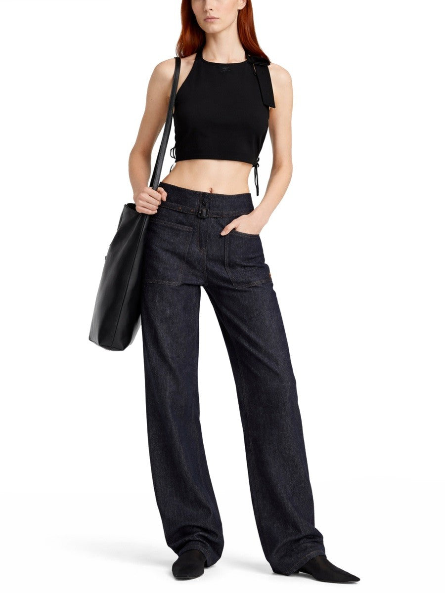 CROPPED TOP WITH OPEN BACK