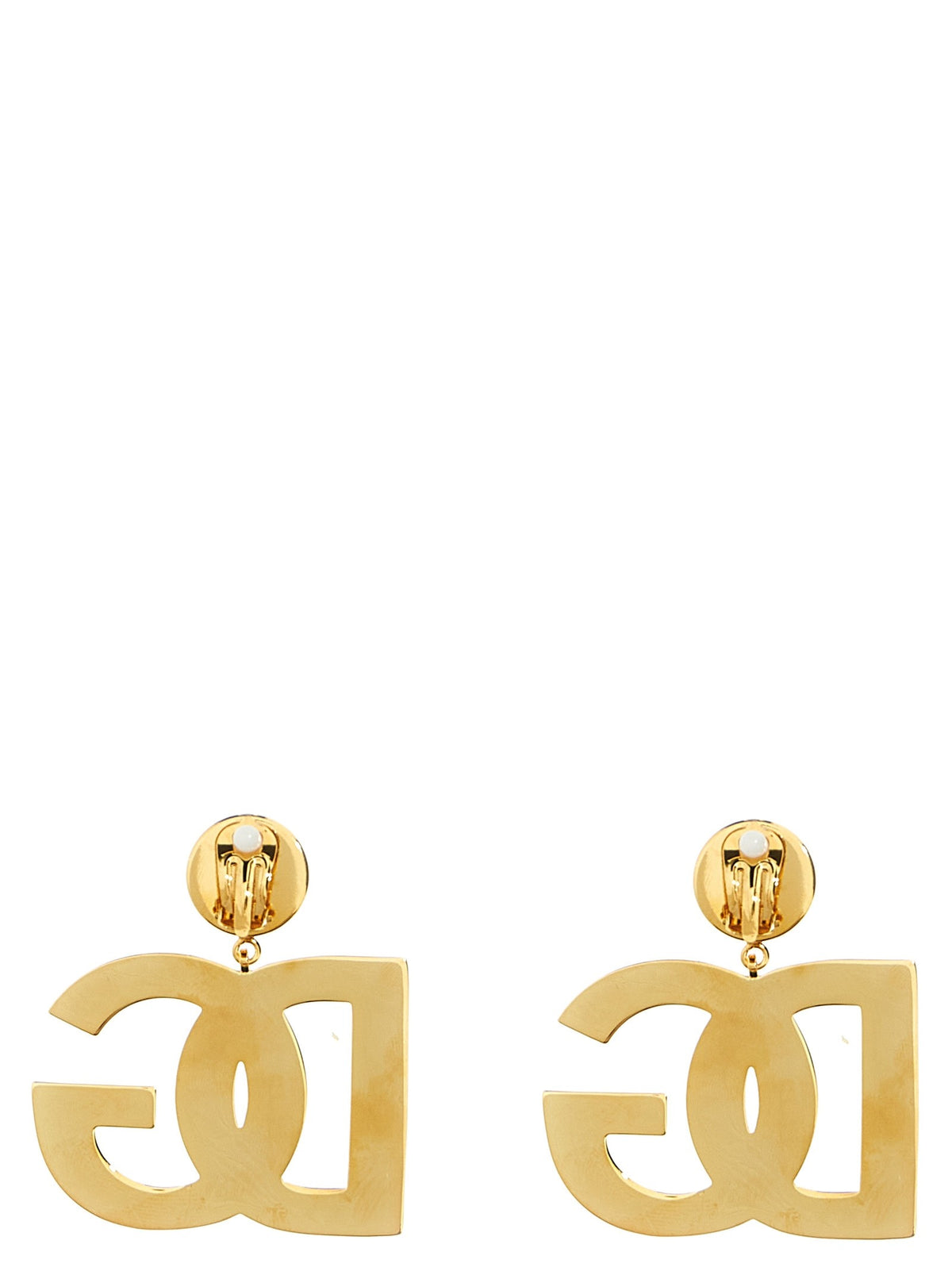 Crystal logo earrings
