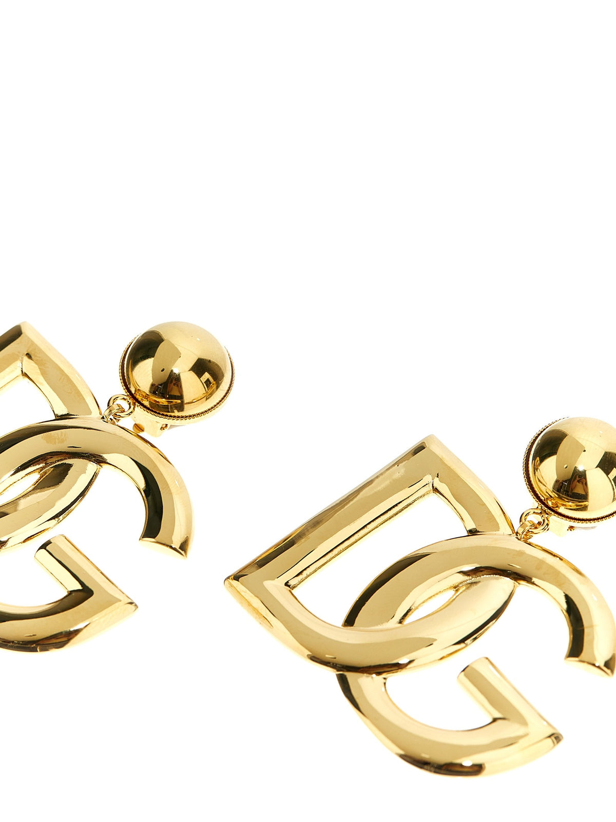 Crystal logo earrings