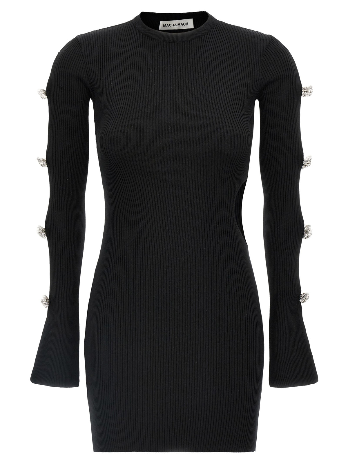 'Cut-Out Crystal Bow' dress