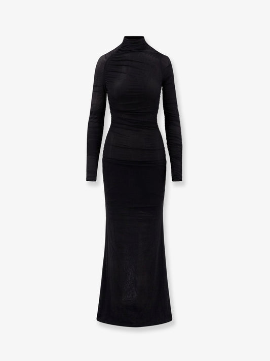Dakota Sheer stretch tulle maxi dress