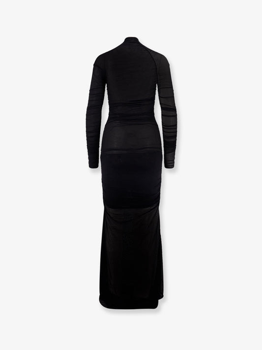Dakota Sheer stretch tulle maxi dress