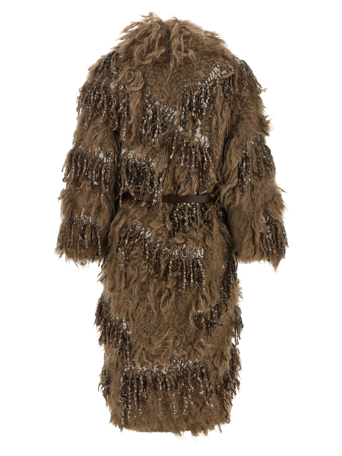 'Dazzling Moss Embroidery' cardigan