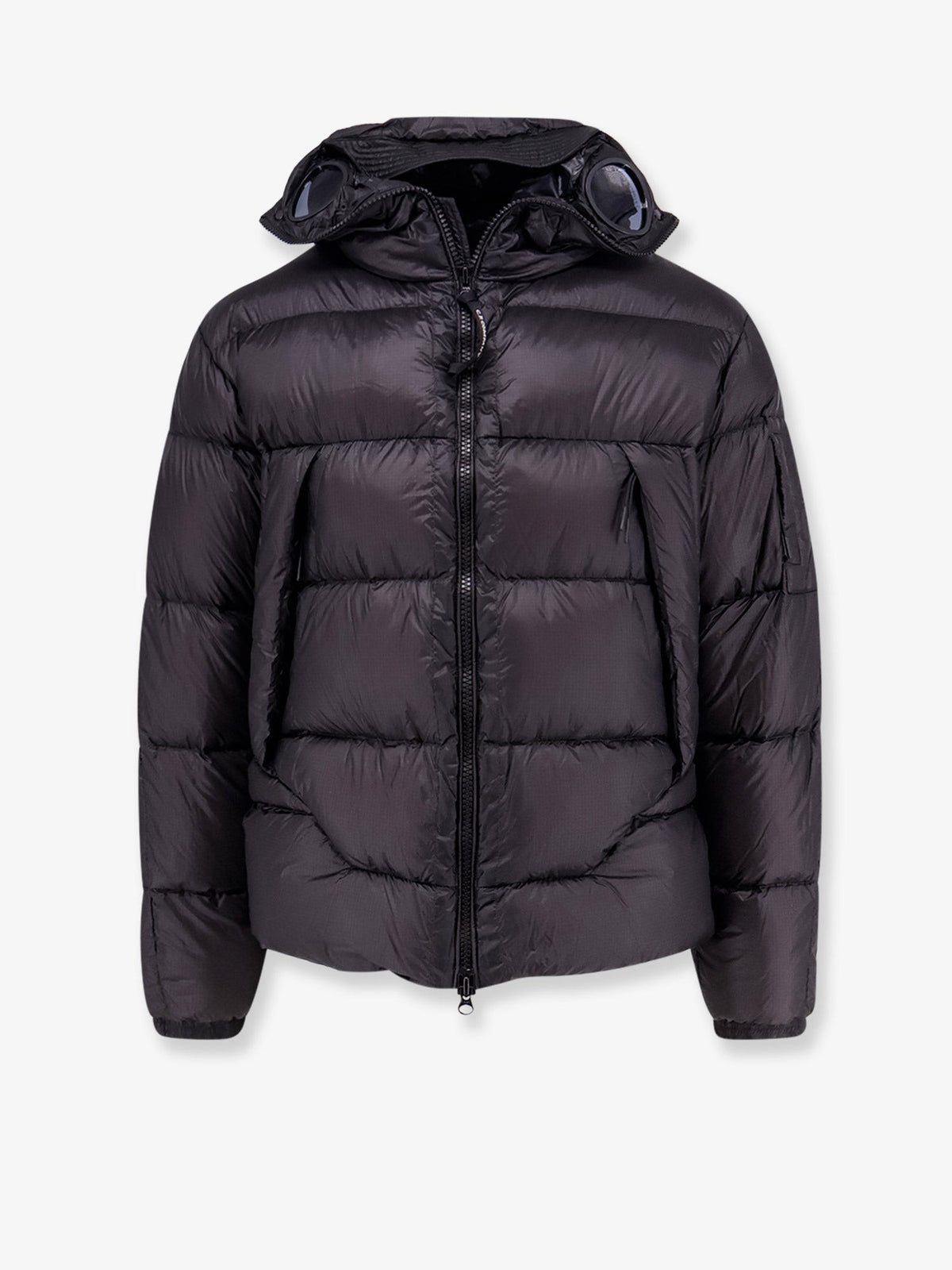 D.D. Shell Explorer Lens down jacket in 7-denier matte micro-ripstop nylon