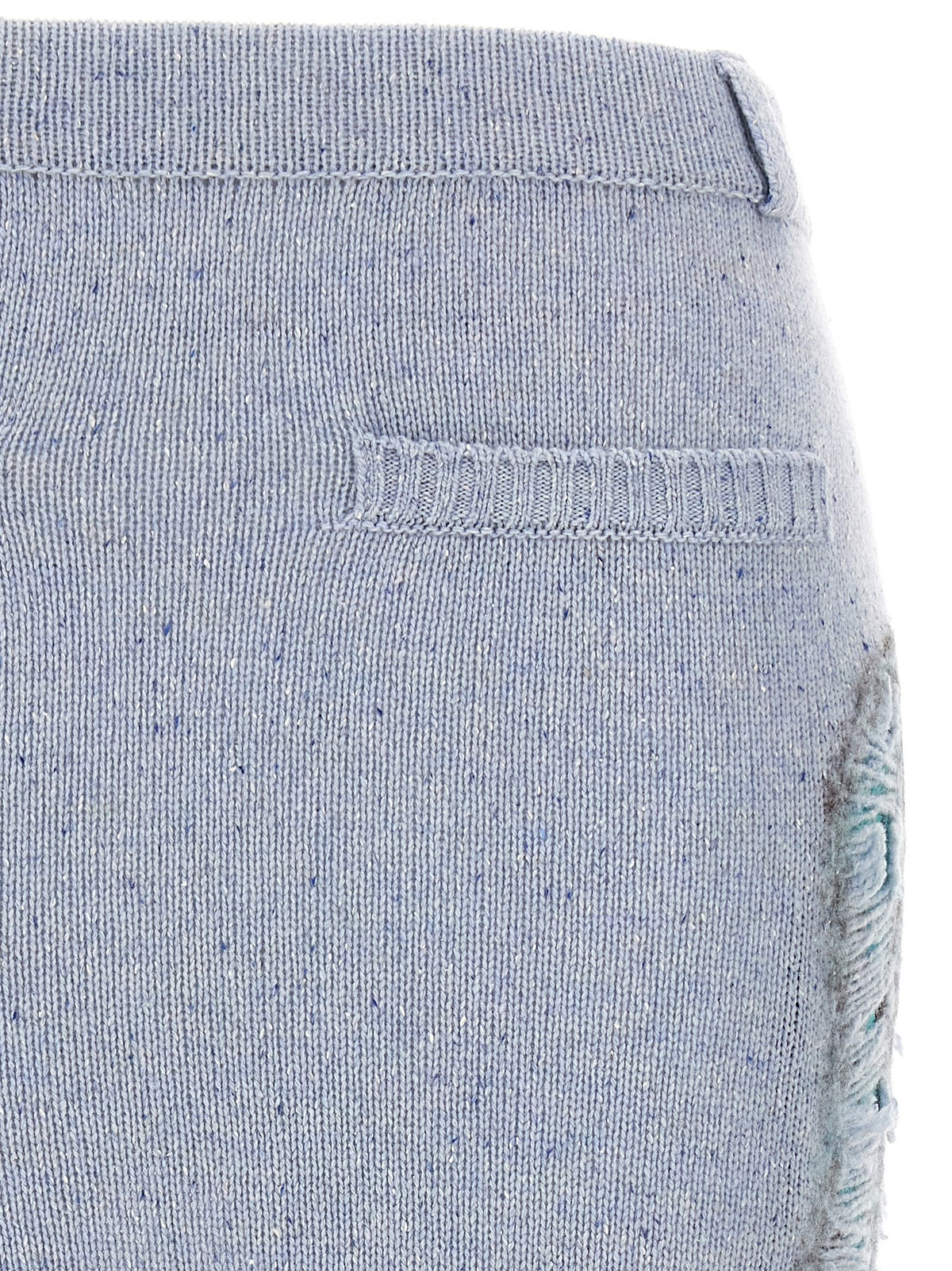 'Deconstructed Argyle' skirt