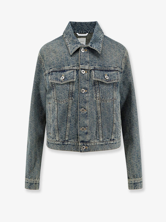 Denim Jacket with Dior Oblique motif