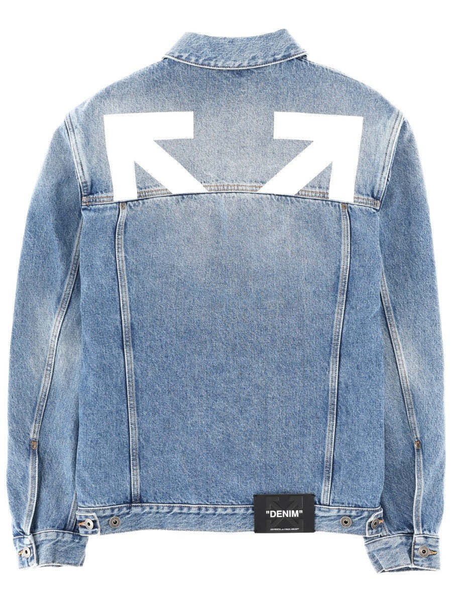 DENIM JACKET WITH PRINT
