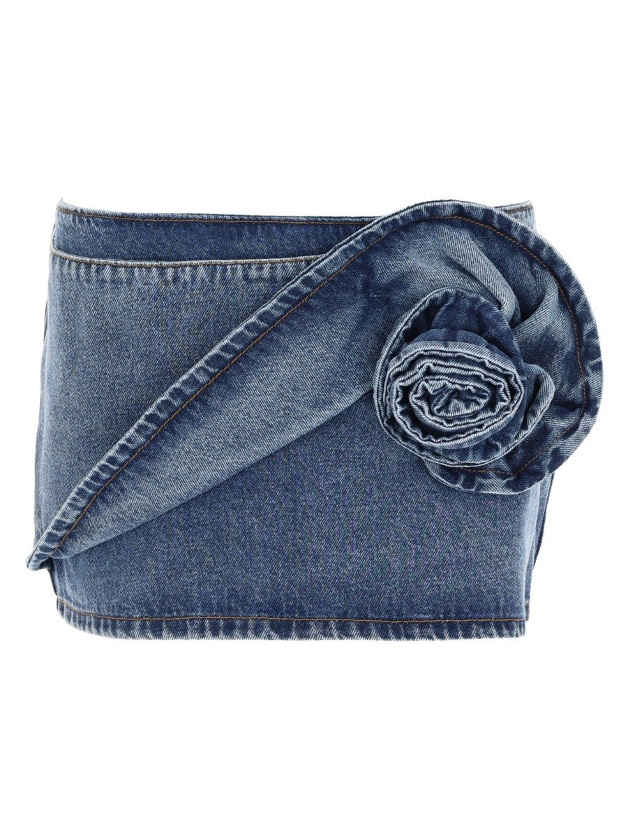 DENIM MINISKIRT