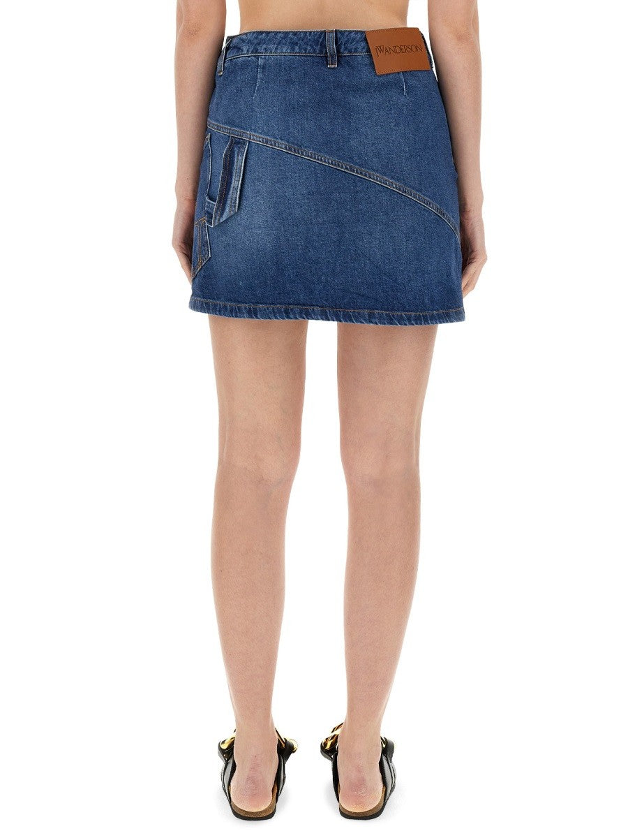 DENIM MINISKIRT