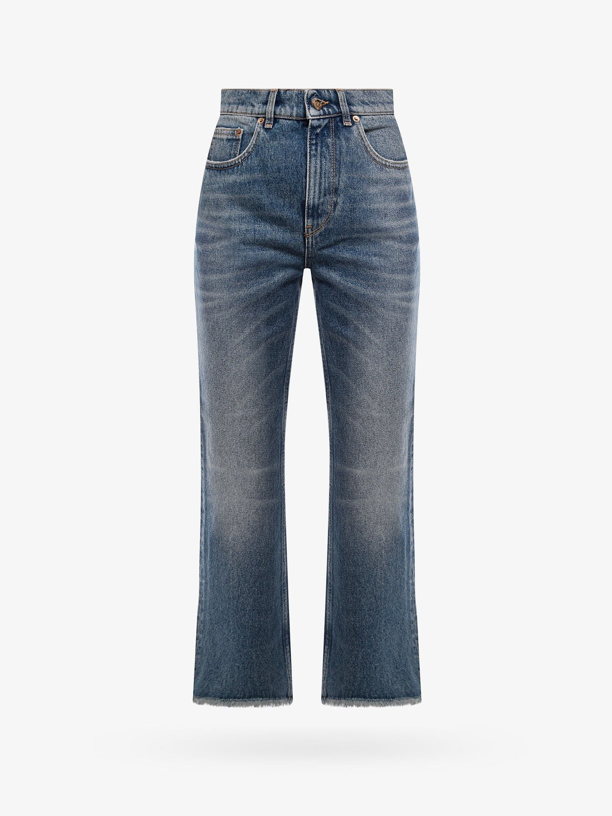 Derin new cropped flare jeans with back logoed patch