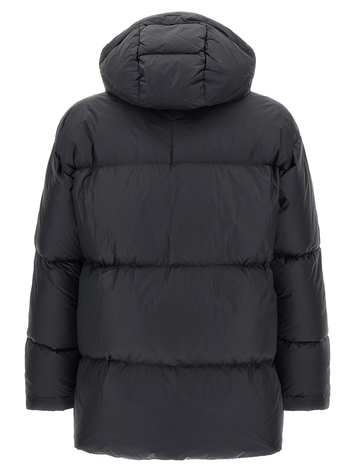 Detachable hood down jacket