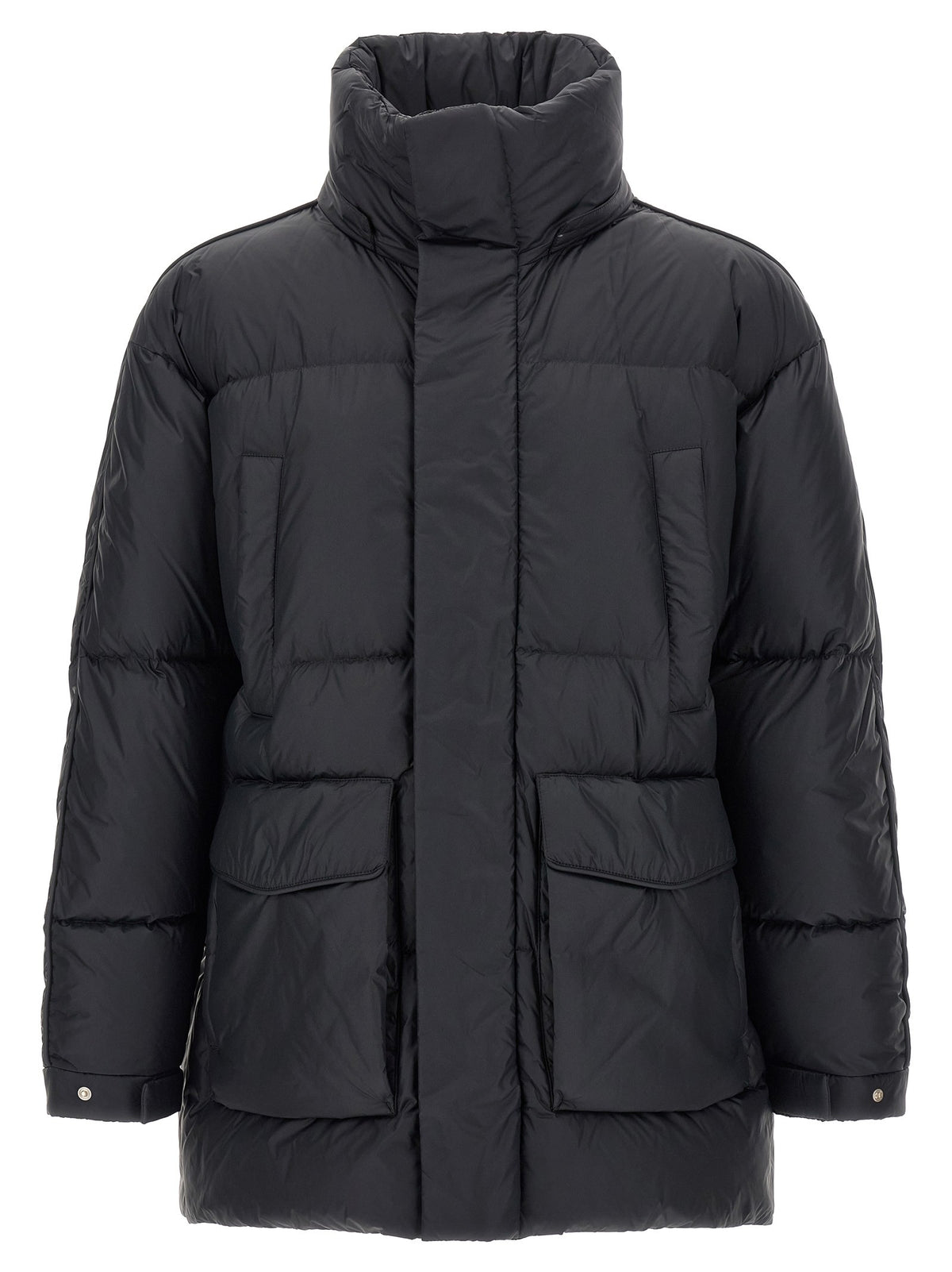 Detachable hood down jacket