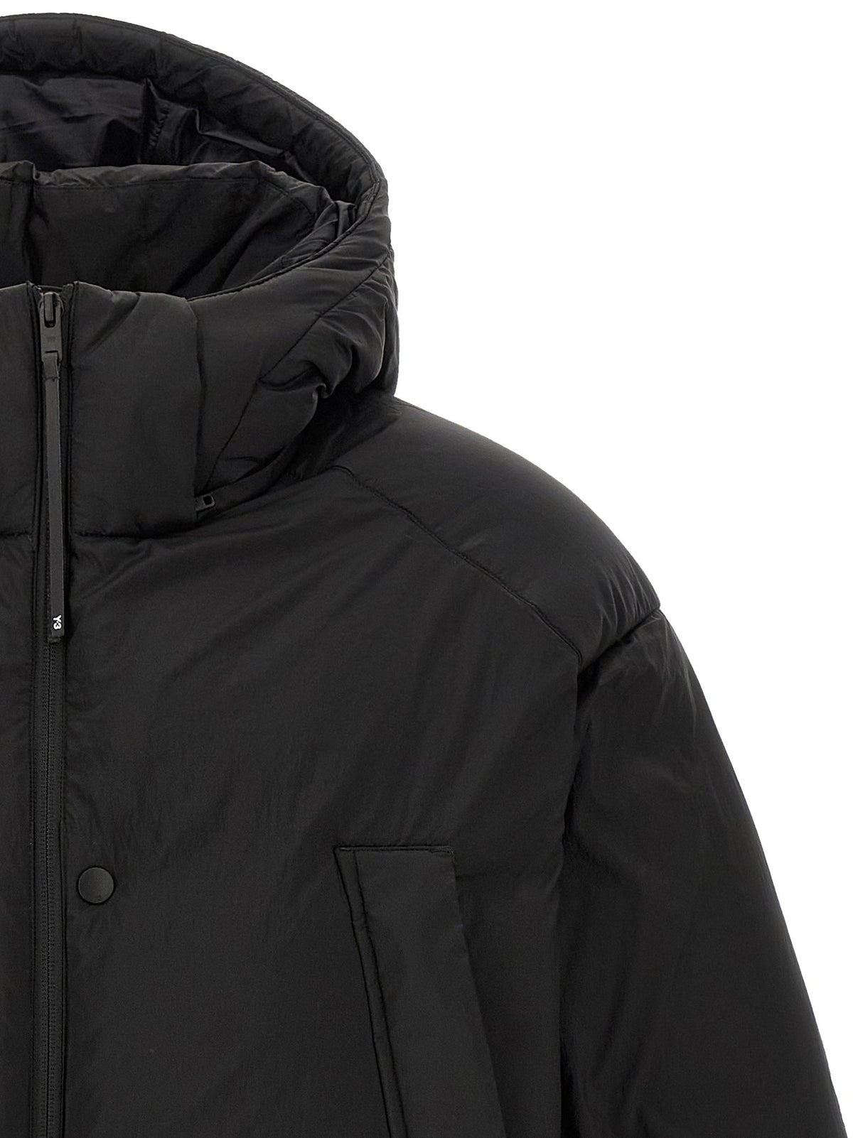 Detachable hood down jacket
