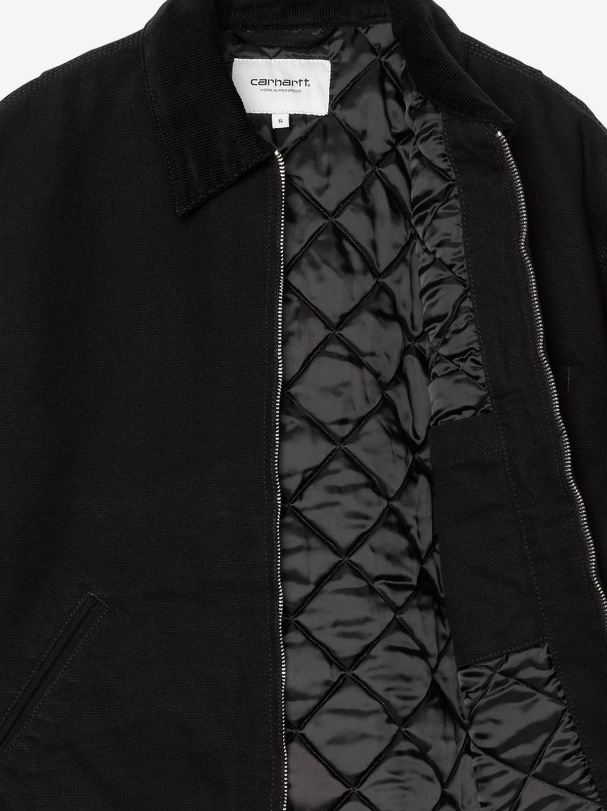 Detroit canvas jacket with front logo patch
