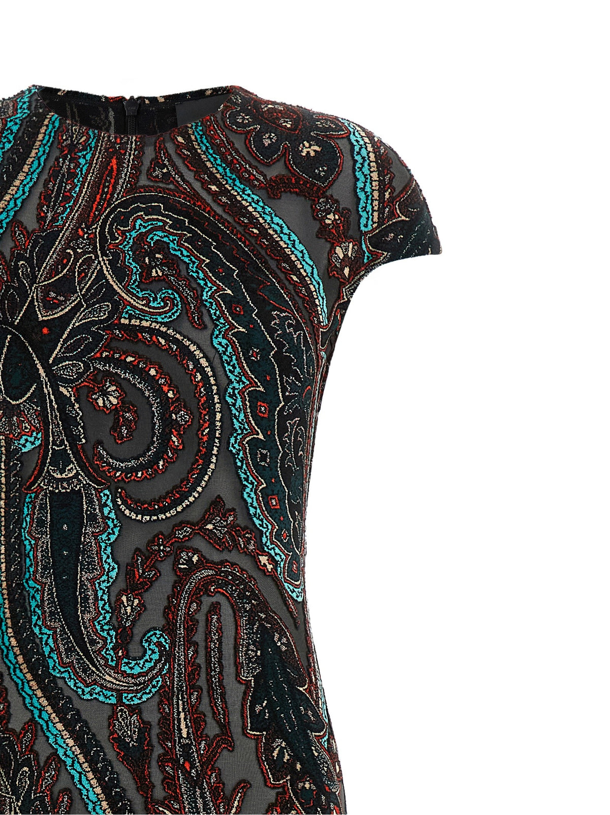 Devoré velvet dress