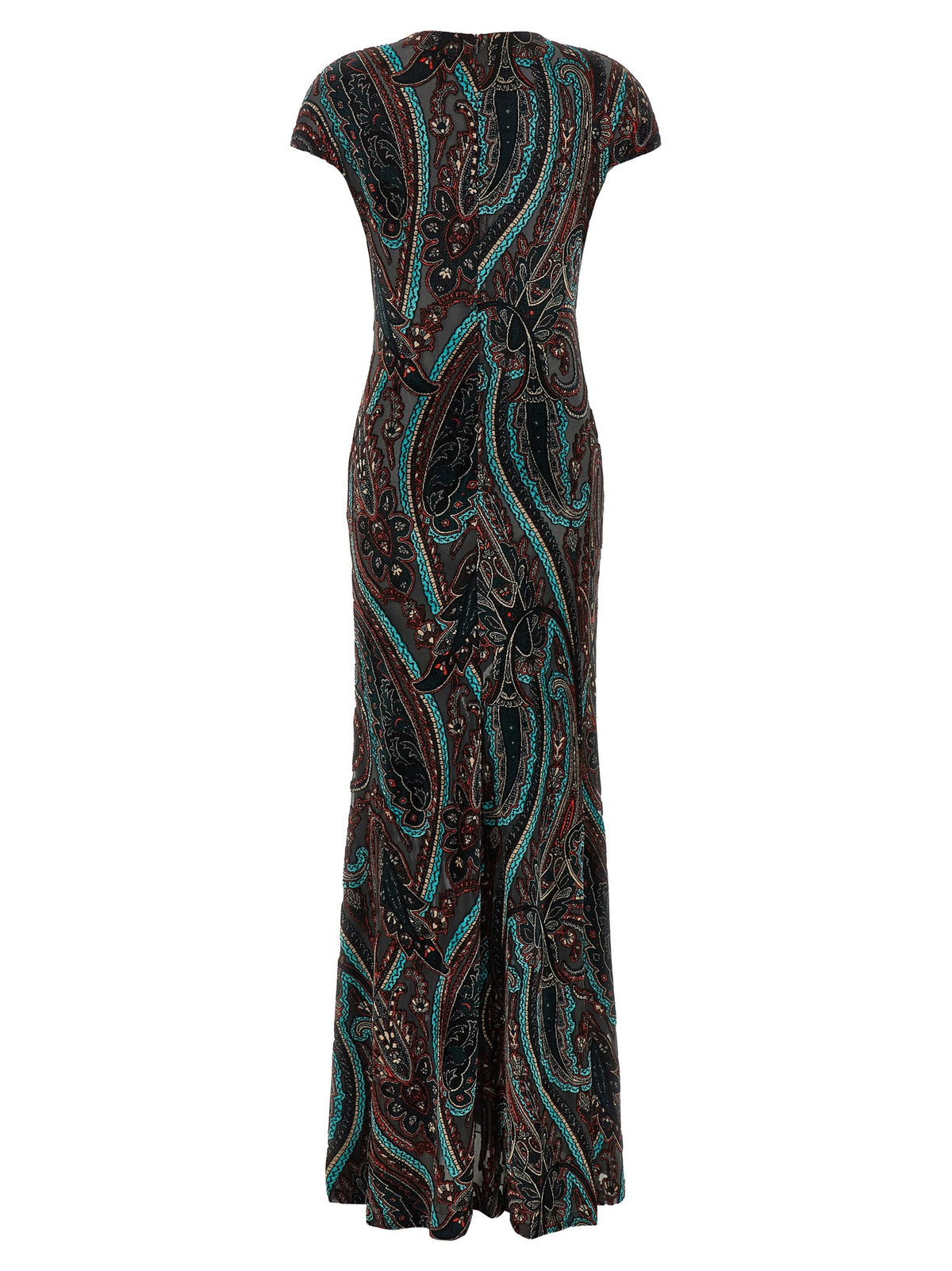 Devoré velvet dress