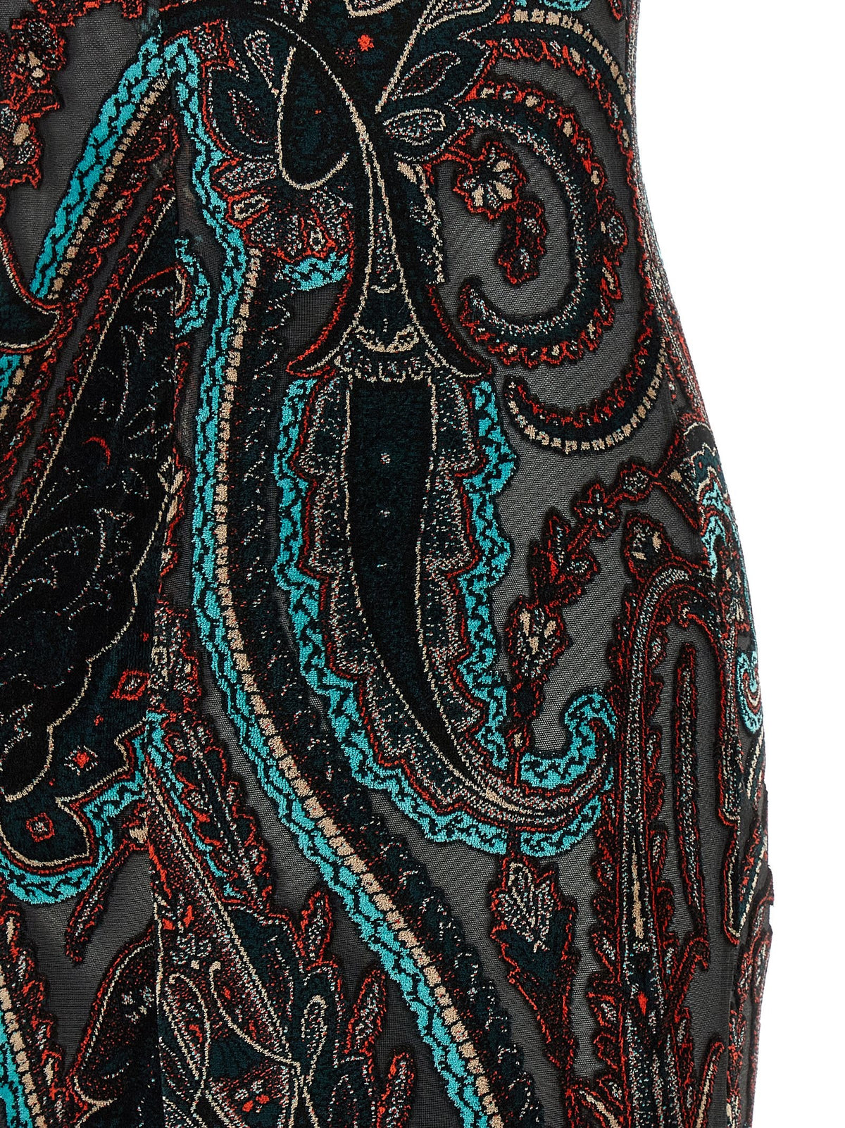Devoré velvet dress