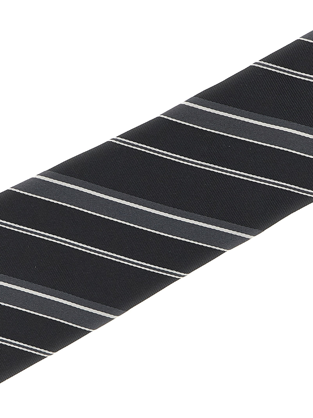 Diagonal striped tie