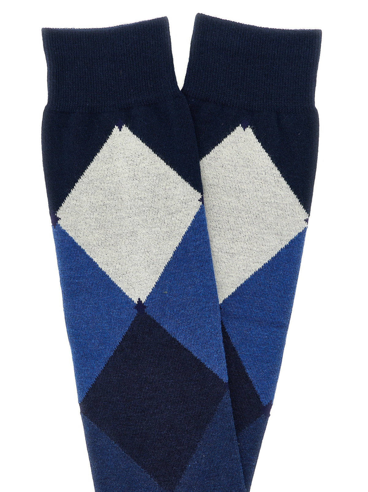 Diamond-shaped socks