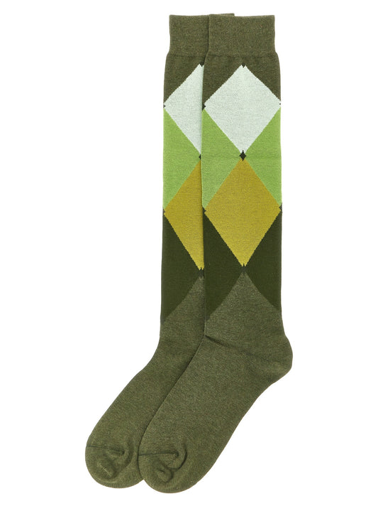 Diamond-shaped socks