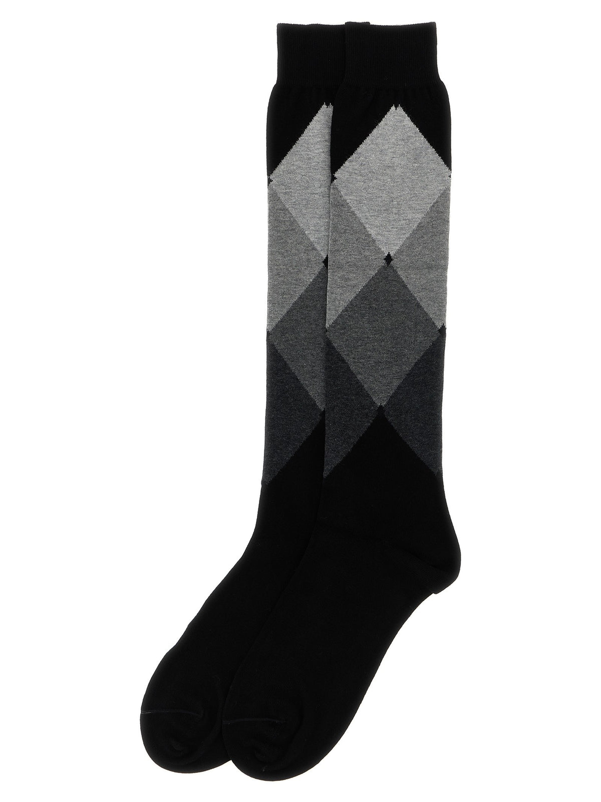 Diamond-shaped socks