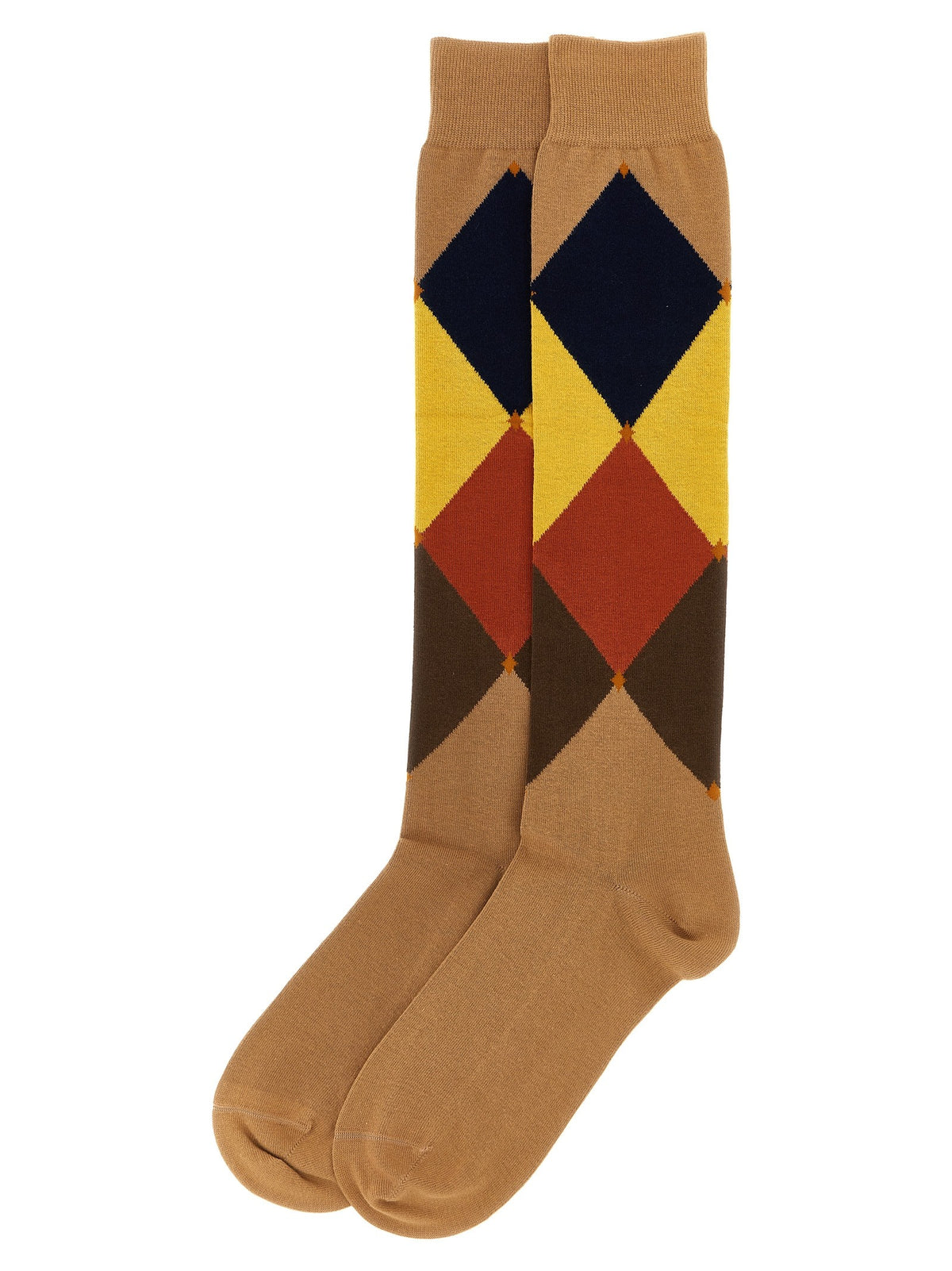 Diamond-shaped socks