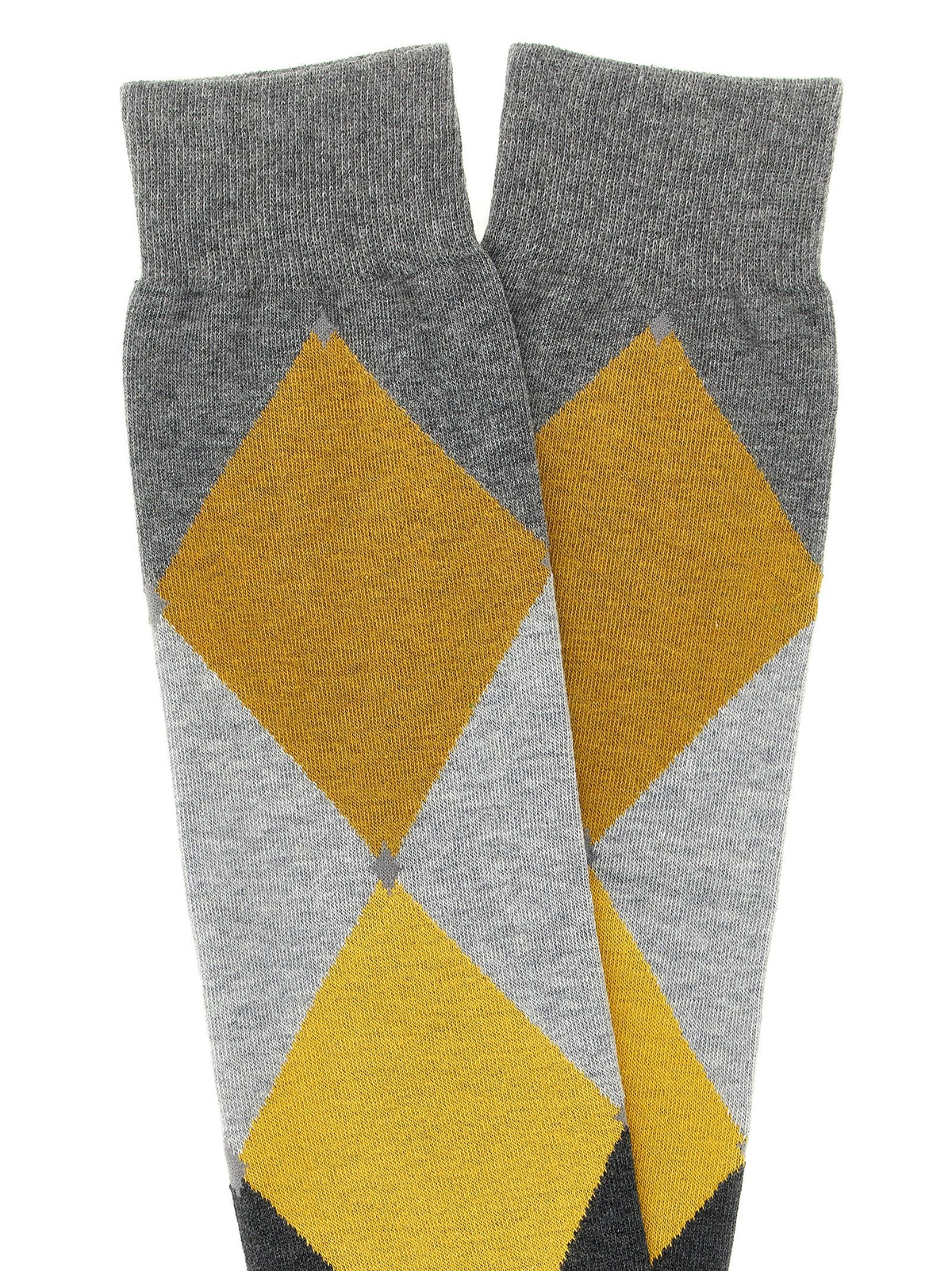 Diamond-shaped socks
