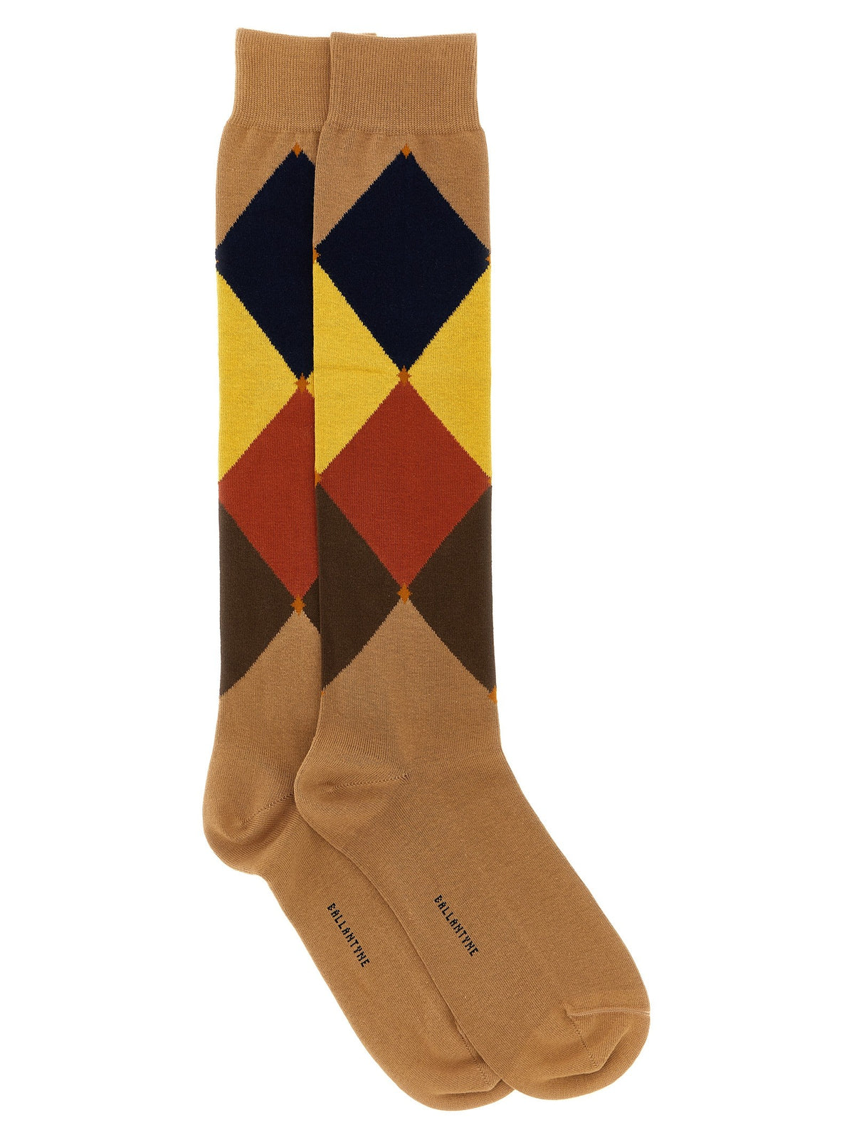 Diamond-shaped socks